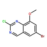 RHAWN 6-Bromo-2-chloro-8-methoxyquinazoline