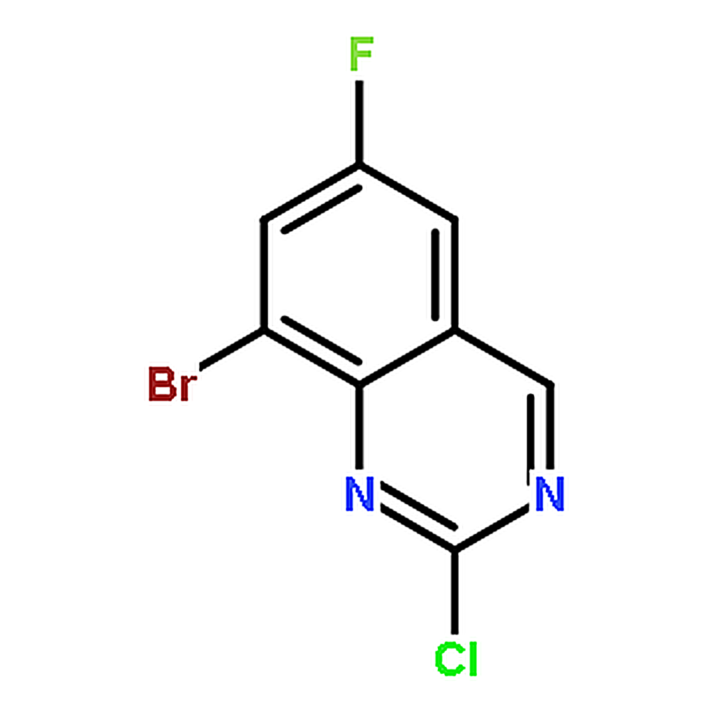 RHAWN 8-Bromo-2-chloro-6-fluoroquinazoline