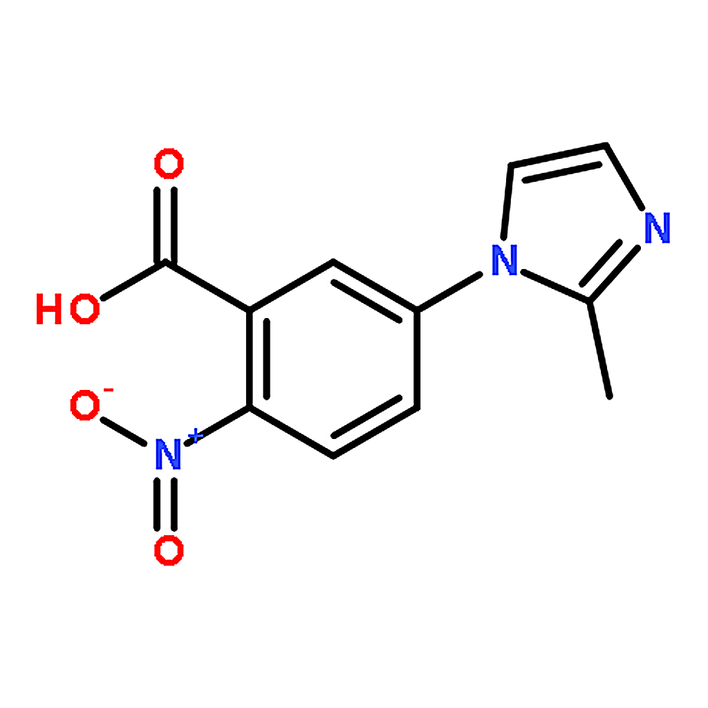 RHAWN 5-(2-Methyl-1H-imidazol-1-yl)-2-nitrobenzoic acid