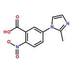 RHAWN 5-(2-Methyl-1H-imidazol-1-yl)-2-nitrobenzoic acid