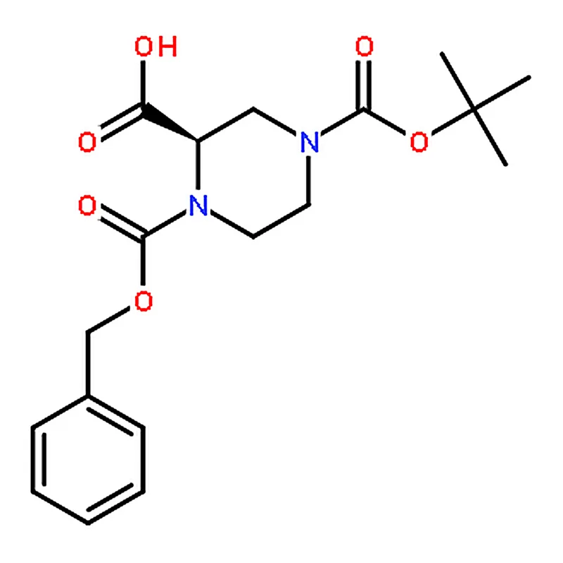 RHAWN (R)-1-((Benzyloxy)carbonyl)-4-(tert-butoxycarbonyl)piperazine-2-carboxylic acid