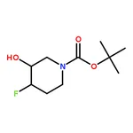 RHAWN trans-tert-Butyl 4-fluoro-3-hydroxypiperidine-1-carboxylate