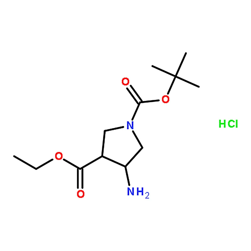 RHAWN (3S,4R)-1-tert-Butyl 3-ethyl 4-aminopyrrolidine-1,3-dicarboxylate hydrochloride