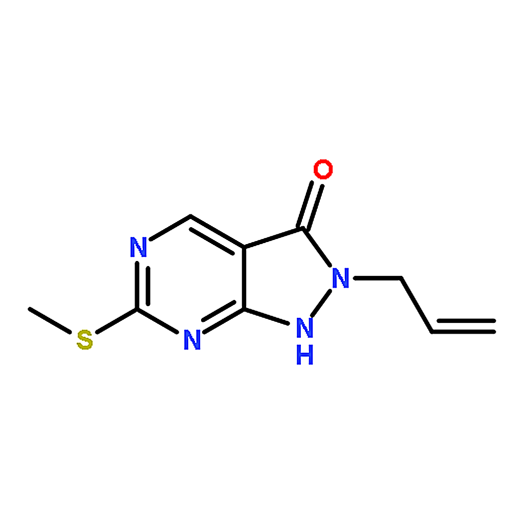 RHAWN 2-Allyl-6-(methylthio)-1H-pyrazolo[3,4-d]pyrimidin-3(2H)-one
