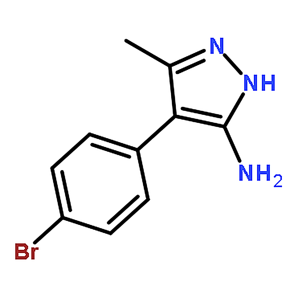 RHAWN 4-(4-Bromophenyl)-3-methyl-1H-pyrazol-5-amine