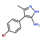 RHAWN 4-(4-Bromophenyl)-3-methyl-1H-pyrazol-5-amine