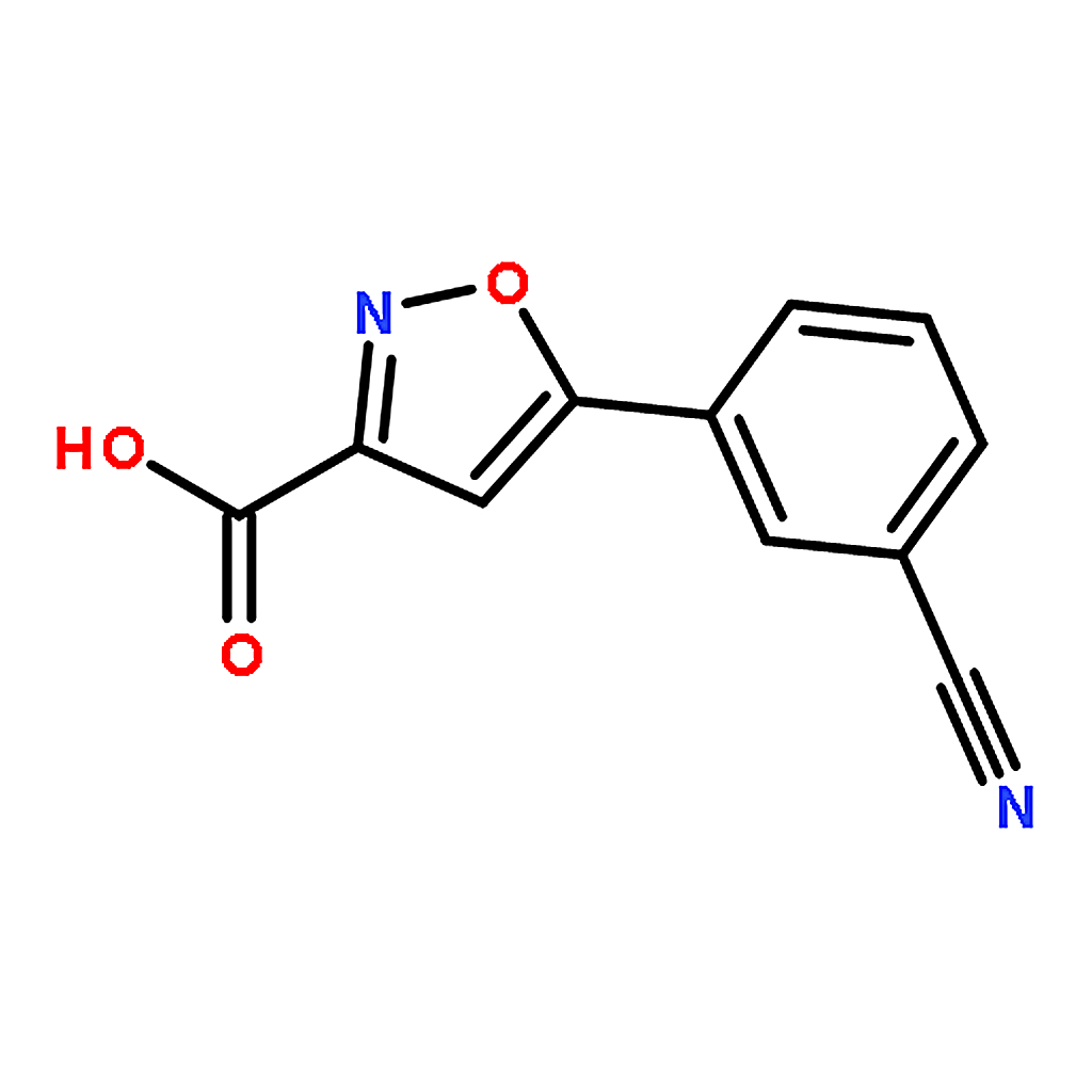 RHAWN 5-(3-Cyanophenyl)isoxazole-3-carboxylic Acid