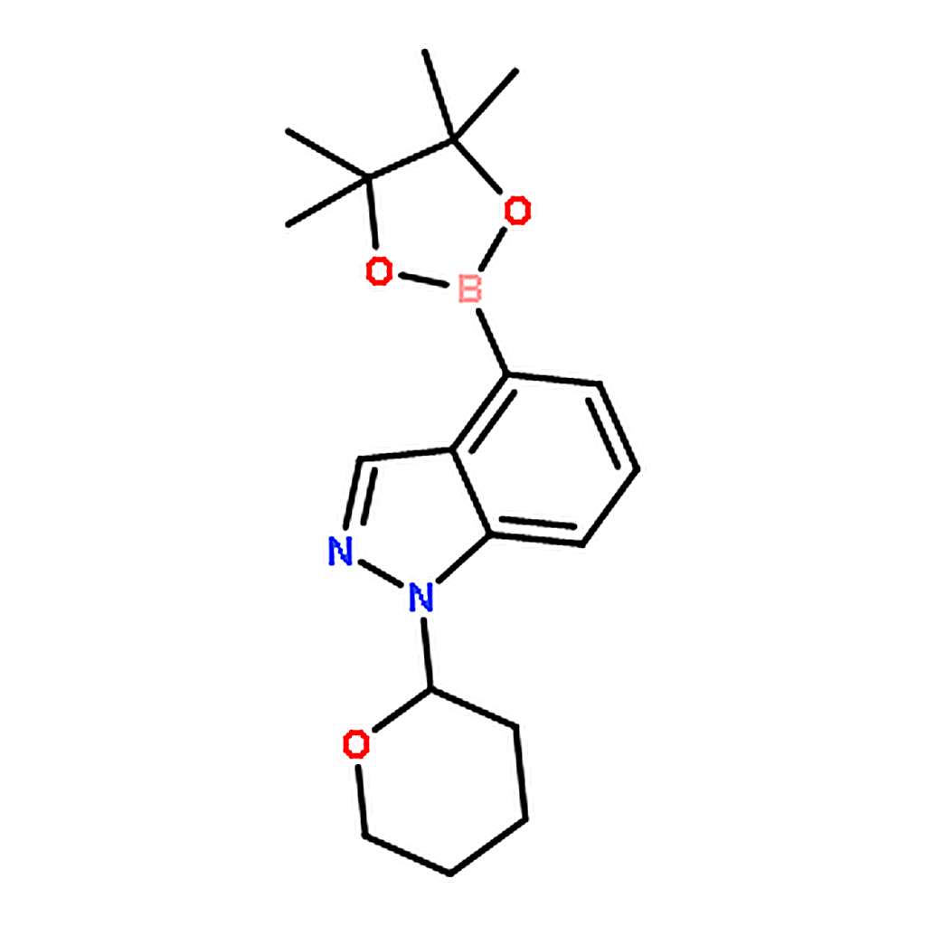 RHAWN 1-(Tetrahydropyran-2-yl)-4-(4,4,5,5-tetramethyl[1,3,2]dioxaborolan-2-yl)-1H-indazole
