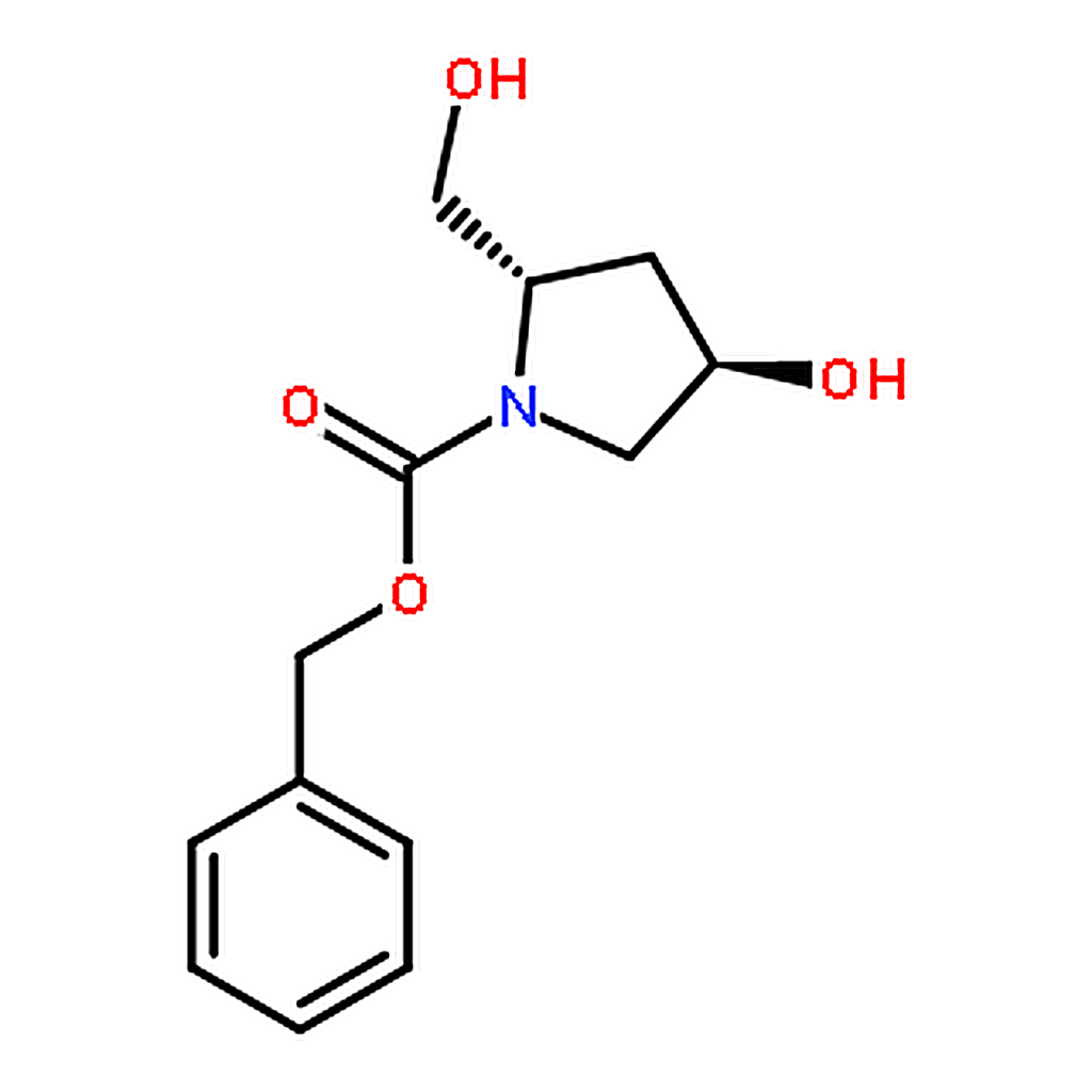 RHAWN trans-Benzyl 4-hydroxy-2-(hydroxymethyl)pyrrolidine-1-carboxylate