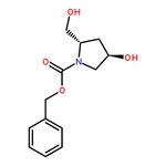 RHAWN trans-Benzyl 4-hydroxy-2-(hydroxymethyl)pyrrolidine-1-carboxylate
