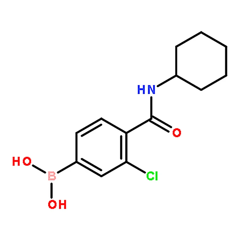 RHAWN (3-Chloro-4-(cyclohexylcarbamoyl)- phenyl)boronic acid
