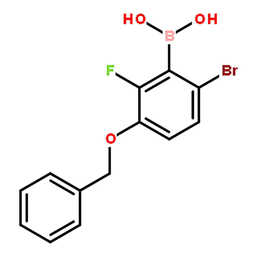 RHAWN 3-Benzyloxy-6-bromo-2-fluorophenylboronic acid