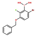 RHAWN 3-Benzyloxy-6-bromo-2-fluorophenylboronic acid