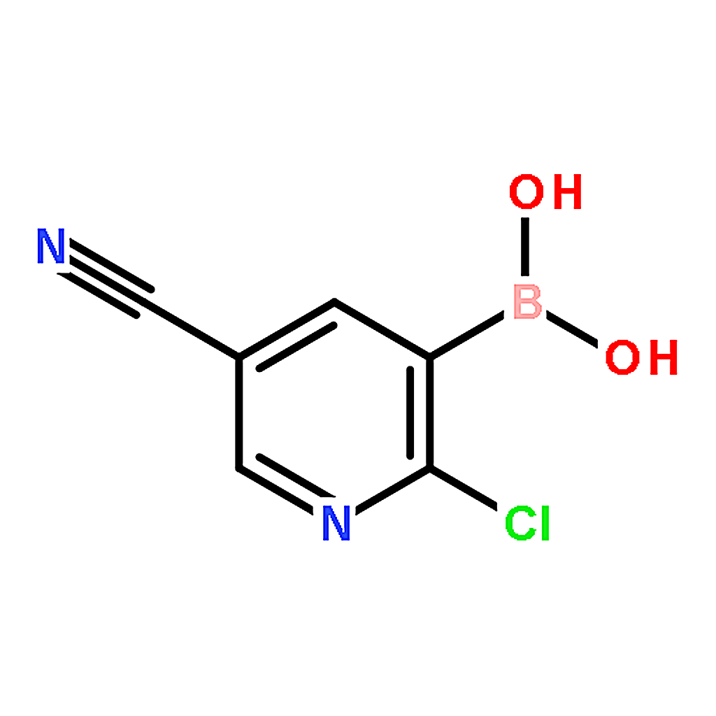 RHAWN Boronic acid，B-(2-chloro-5-cyano-3-pyridinyl)-