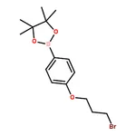 RHAWN 2-(4-(3-Bromopropoxy)phenyl)-4,4,5,5-tetramethyl-1,3,2-dioxaborolane