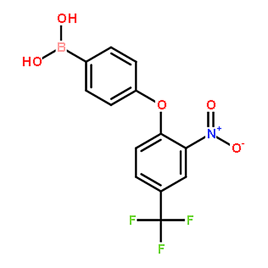 RHAWN (4-(2-Nitro-4-(trifluoromethyl)phenoxy)phenyl)boronic acid