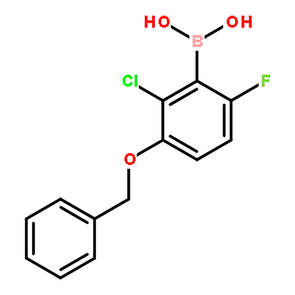 RHAWN 3-Benzyloxy-2-chloro-6-fluorophenylboronic acid