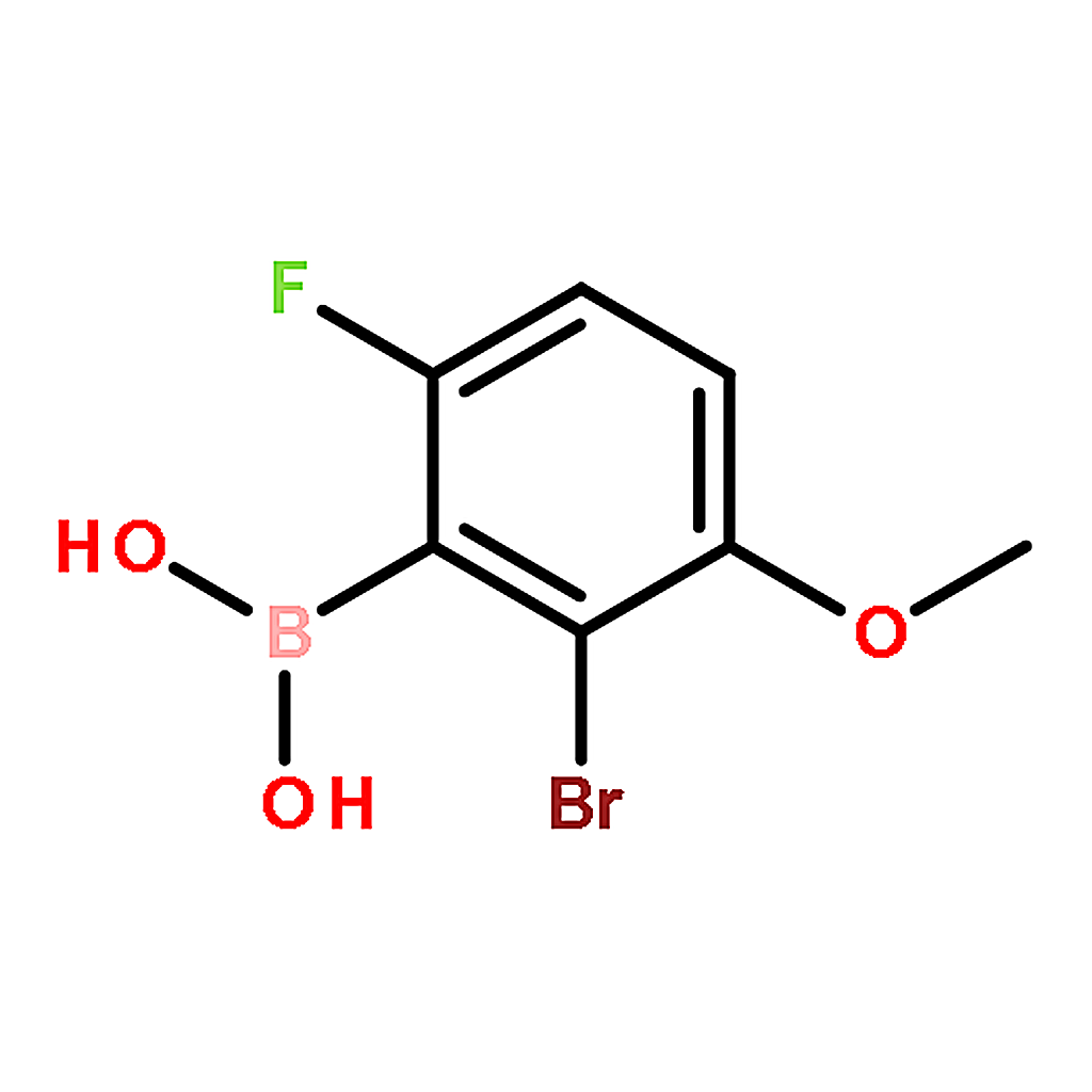 RHAWN 2-Bromo-6-fluoro-3-methoxyphenylboronic acid