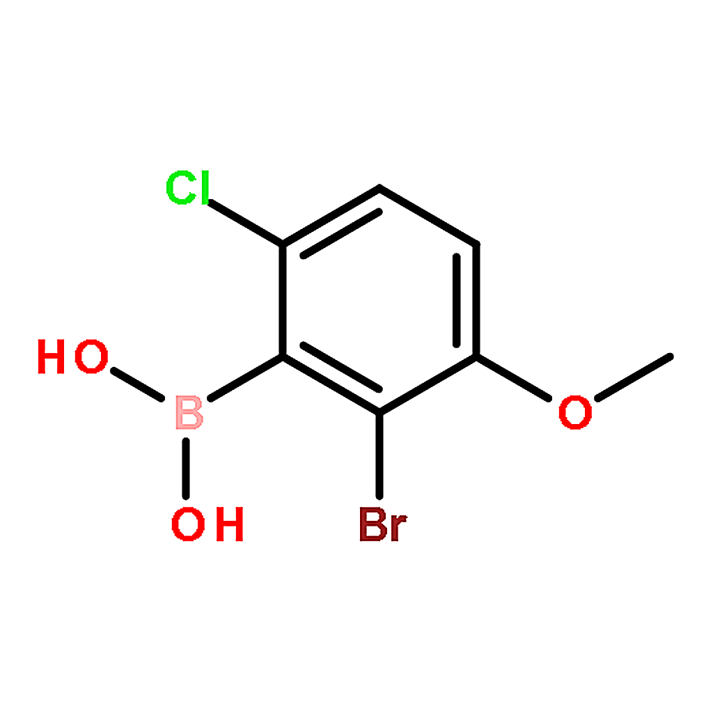 RHAWN (2-Bromo-6-chloro-3-methoxyphenyl)boronic acid