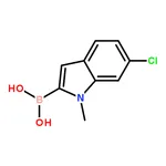 RHAWN 6-Chloro-1-methylindole-2-boronic acid