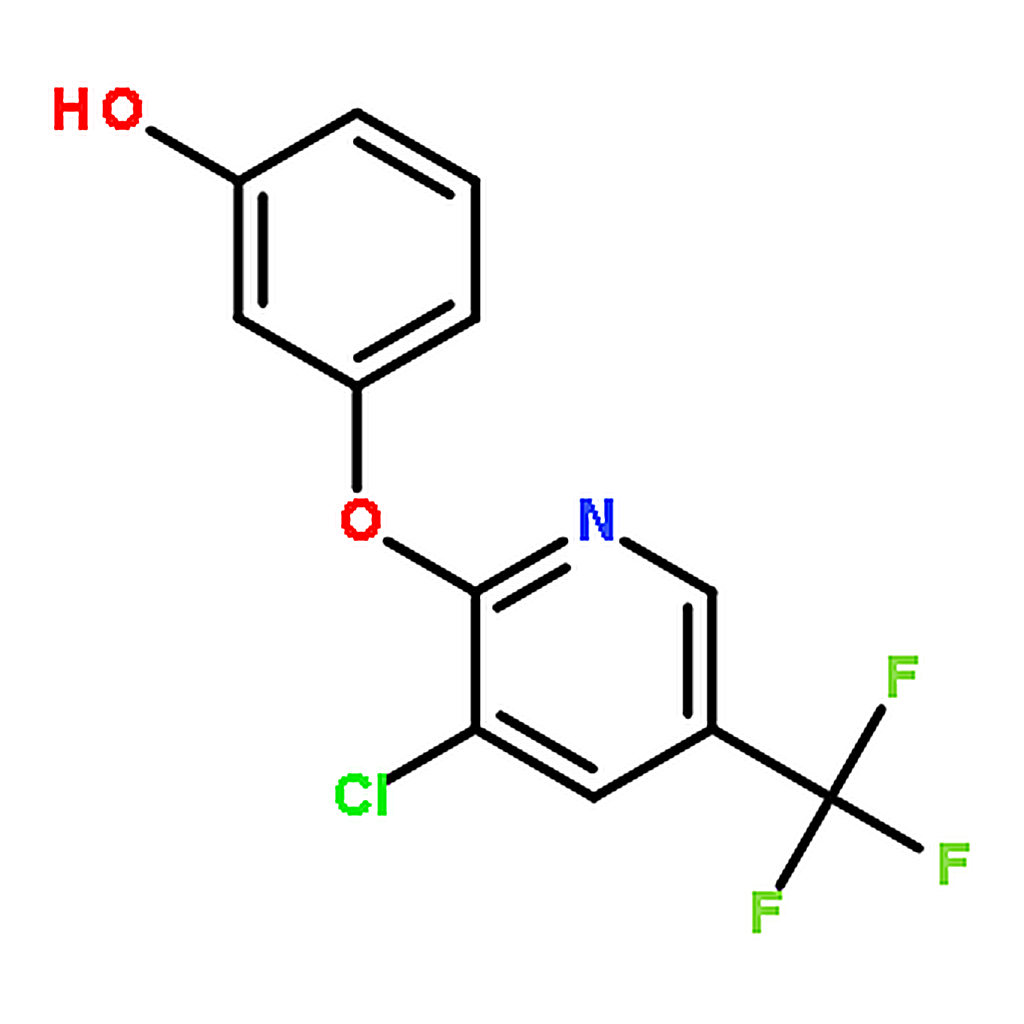 RHAWN 3-{[3-chloro-5-(trifluoromethyl)-2-pyridinyl] oxy}benzenol