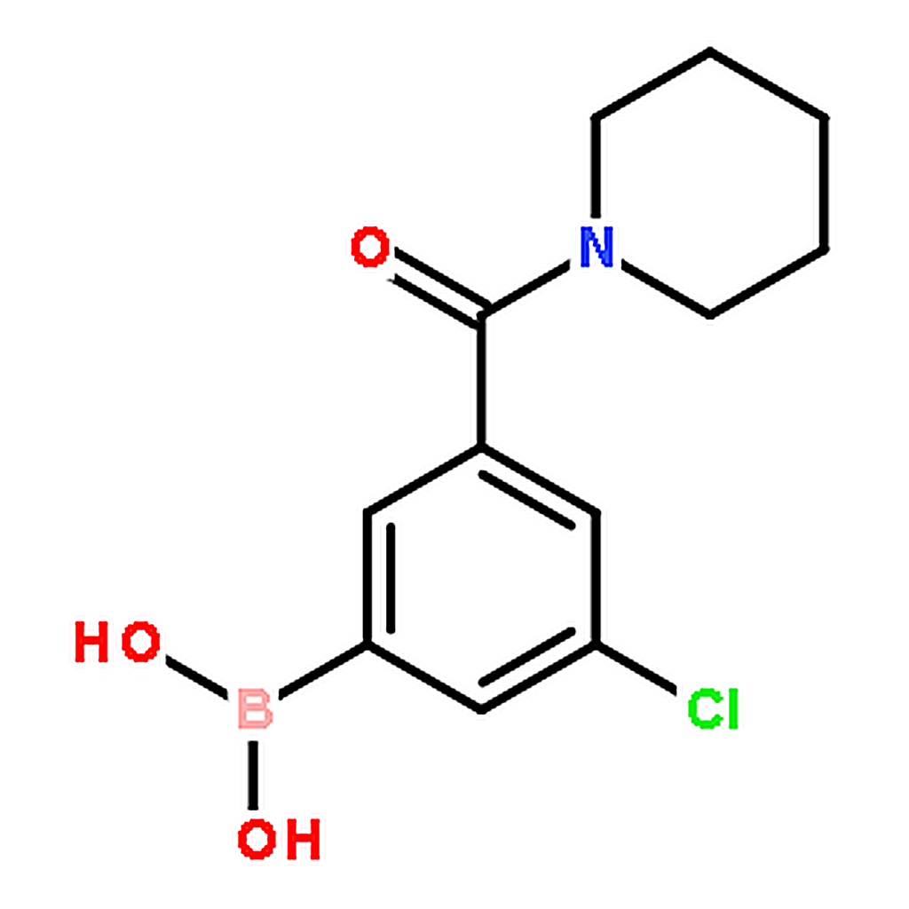 RHAWN (3-Chloro-5-(piperidine-1-carbonyl)phenyl)boronic acid