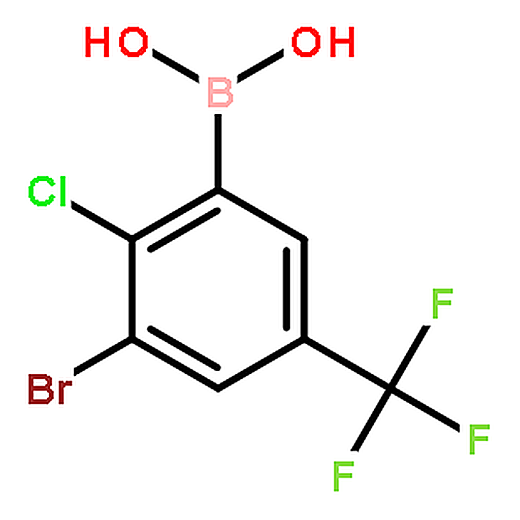RHAWN [3-bromo-2-chloro-5-(trifluoromethyl)phenyl]boronic acid