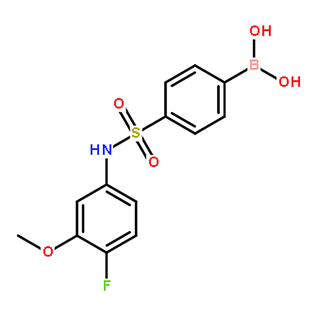 RHAWN (4-(N-(4-Fluoro-3-methoxyphenyl)sulfamoyl)phenyl)boronic acid