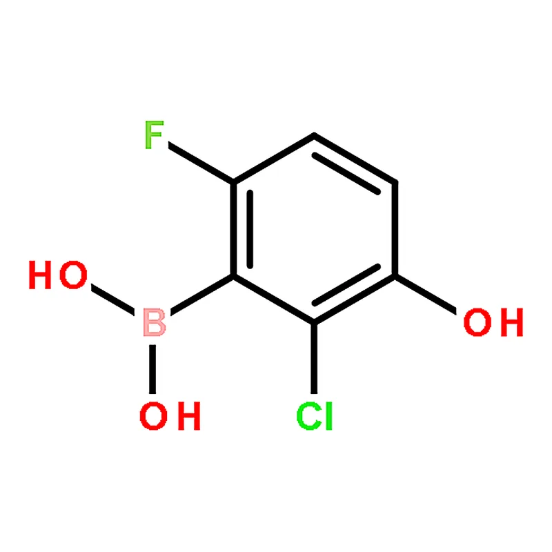 RHAWN 2-Chloro-6-fluoro-3-hydroxyphenylboronic acid