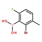 RHAWN (2-Bromo-6-fluoro-3-methylphenyl)boronic acid