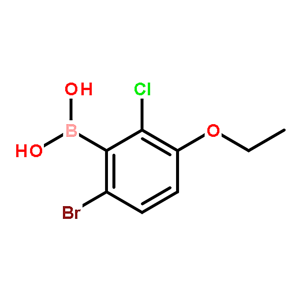 RHAWN 6-Bromo-2-chloro-3-ethoxyphenylboronic acid