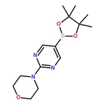 RHAWN 4-(5-(4,4,5,5-Tetramethyl-1,3,2-dioxaborolan-2-yl)pyrimidin-2-yl)morpholine