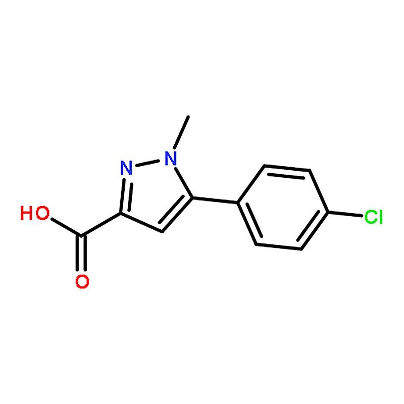 RHAWN 5-(4-Chlorophenyl)-1-methyl-1H-pyrazole-3-carboxylic acid