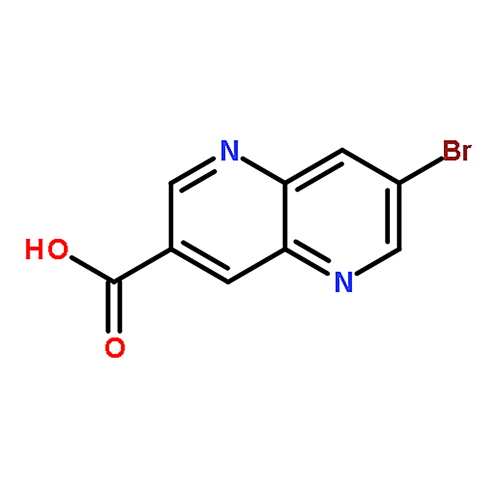 RHAWN 7-Bromo-1,5-naphthyridine-3-carboxylic acid