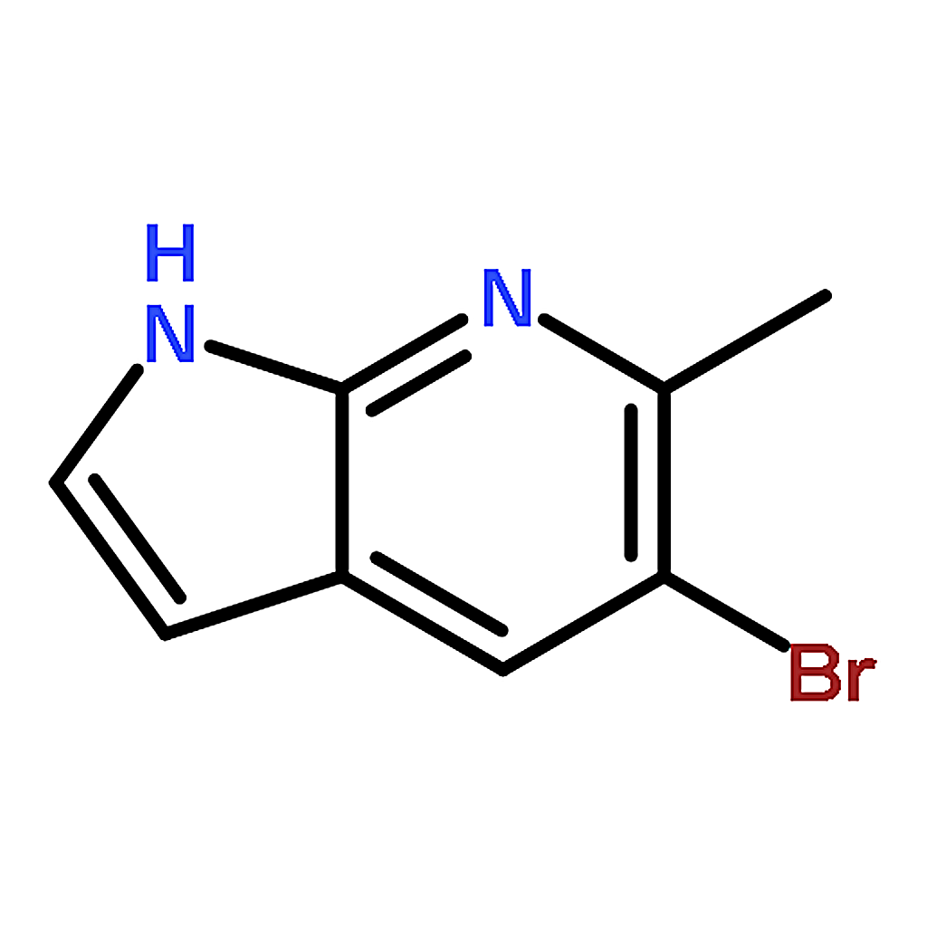 RHAWN 5-Bromo-6-methyl-1H-pyrrolo[2，3-b]pyridine