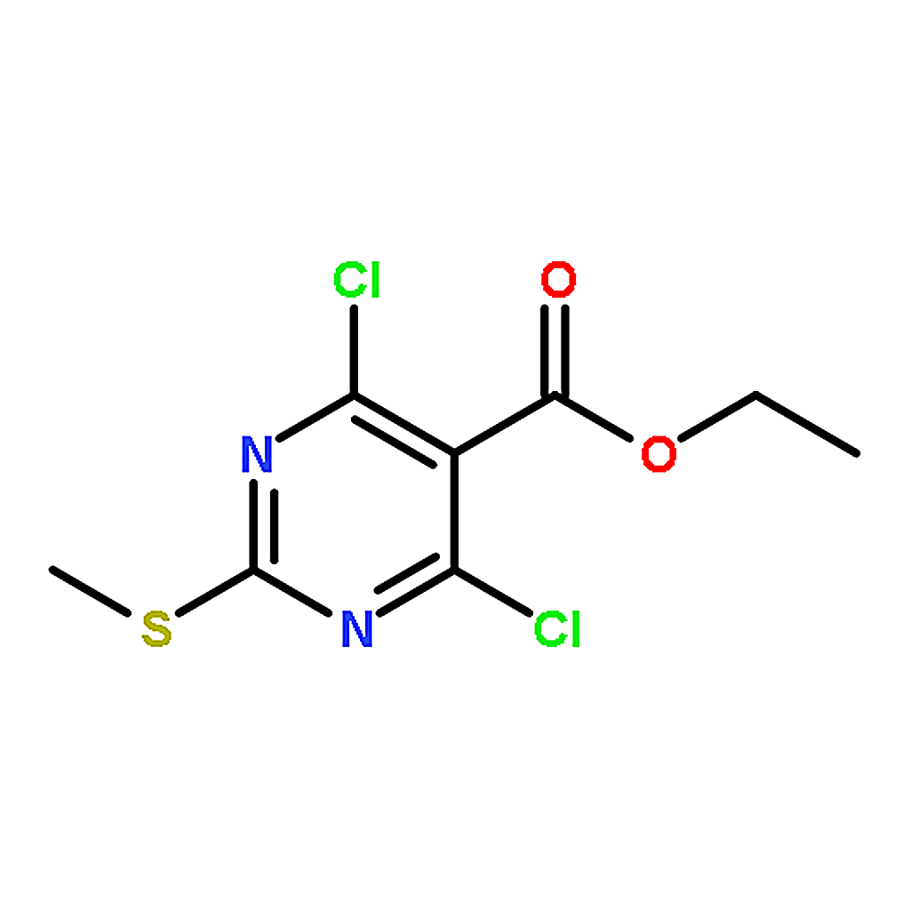 RHAWN Ethyl 4，6-Dichloro-2-(methylthio)pyrimidine-5-carboxylate