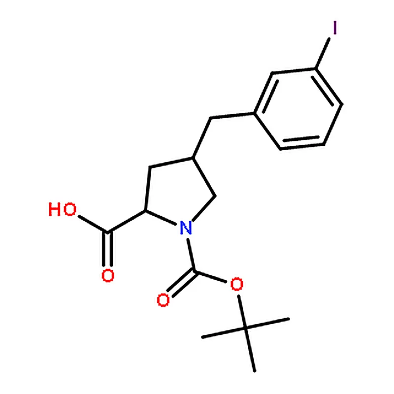 RHAWN (2S,4R)-1-(tert-Butoxycarbonyl)-4-(3-iodobenzyl)pyrrolidine-2-carboxylic acid