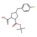 RHAWN trans-N-Boc-4-(4-fluorobenzyl)-L-proline