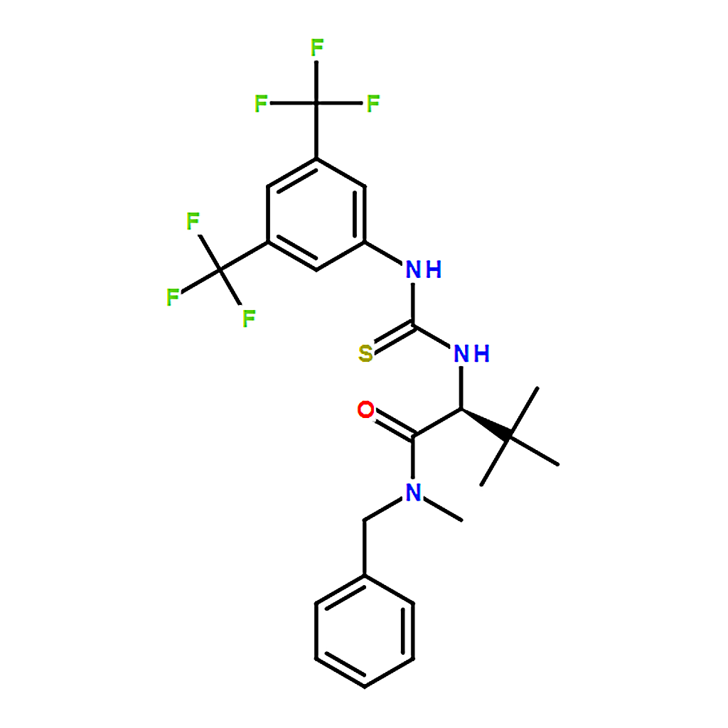 RHAWN (S)-2-[[3，5-Bis(trifluoromethyl)phenyl]thioureido]-N-benzyl-N，3，3-trimethylbutanamide