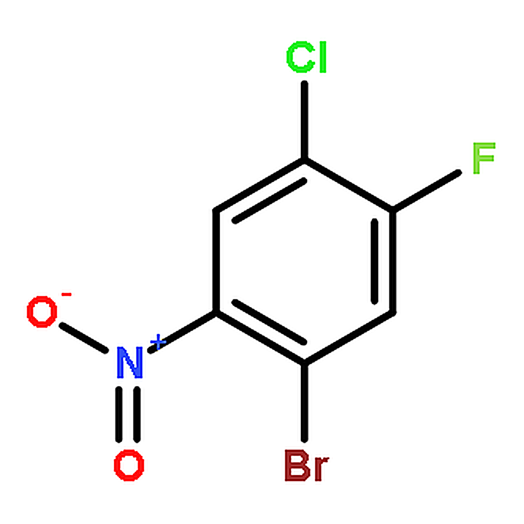 RHAWN 1-Bromo-4-chloro-5-fluoro-2-nitrobenzene