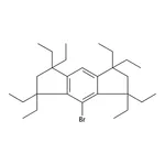 RHAWN 4-Bromo-1,1,3,3,5,5,7,7-octaethyl-1,2,3,5,6,7-hexahydro-<i>s</i>-indacene