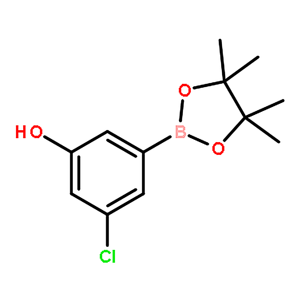 RHAWN 3-Chloro-5-(4,4,5,5-tetramethyl-1,3,2-dioxaborolan-2-yl)phenol