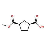 RHAWN (1S,3R)-3-(Methoxycarbonyl)cyclopentanecarboxylic acid