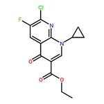 RHAWN Ethyl 7-chloro-1-cyclopropyl-6-fluoro-4-oxo-1,4-dihydro-1,8-naphthyridine-3-carboxylate