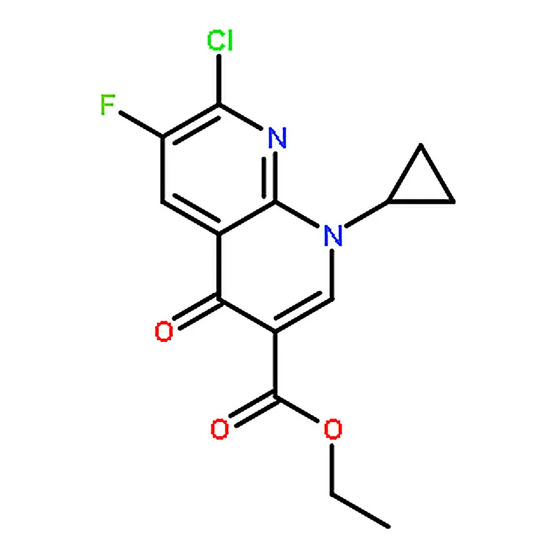 RHAWN Ethyl 7-chloro-1-cyclopropyl-6-fluoro-4-oxo-1,4-dihydro-1,8-naphthyridine-3-carboxylate