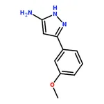 RHAWN 5-(3-Methoxyphenyl)-2H-pyrazol-3-ylamine