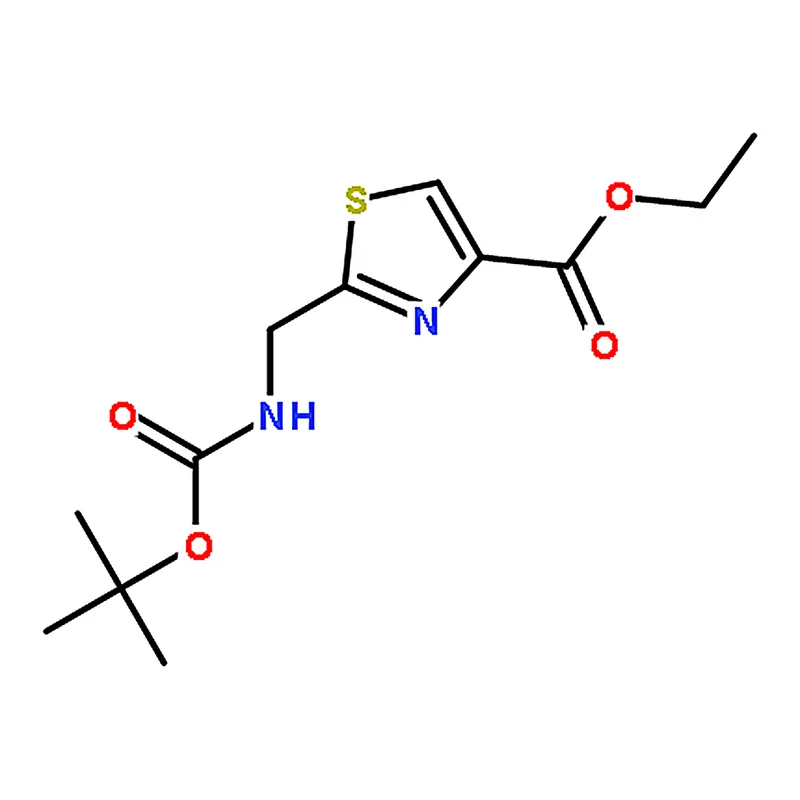 RHAWN Ethyl 2-(((tert-butoxycarbonyl)amino)methyl)thiazole-4-carboxylate