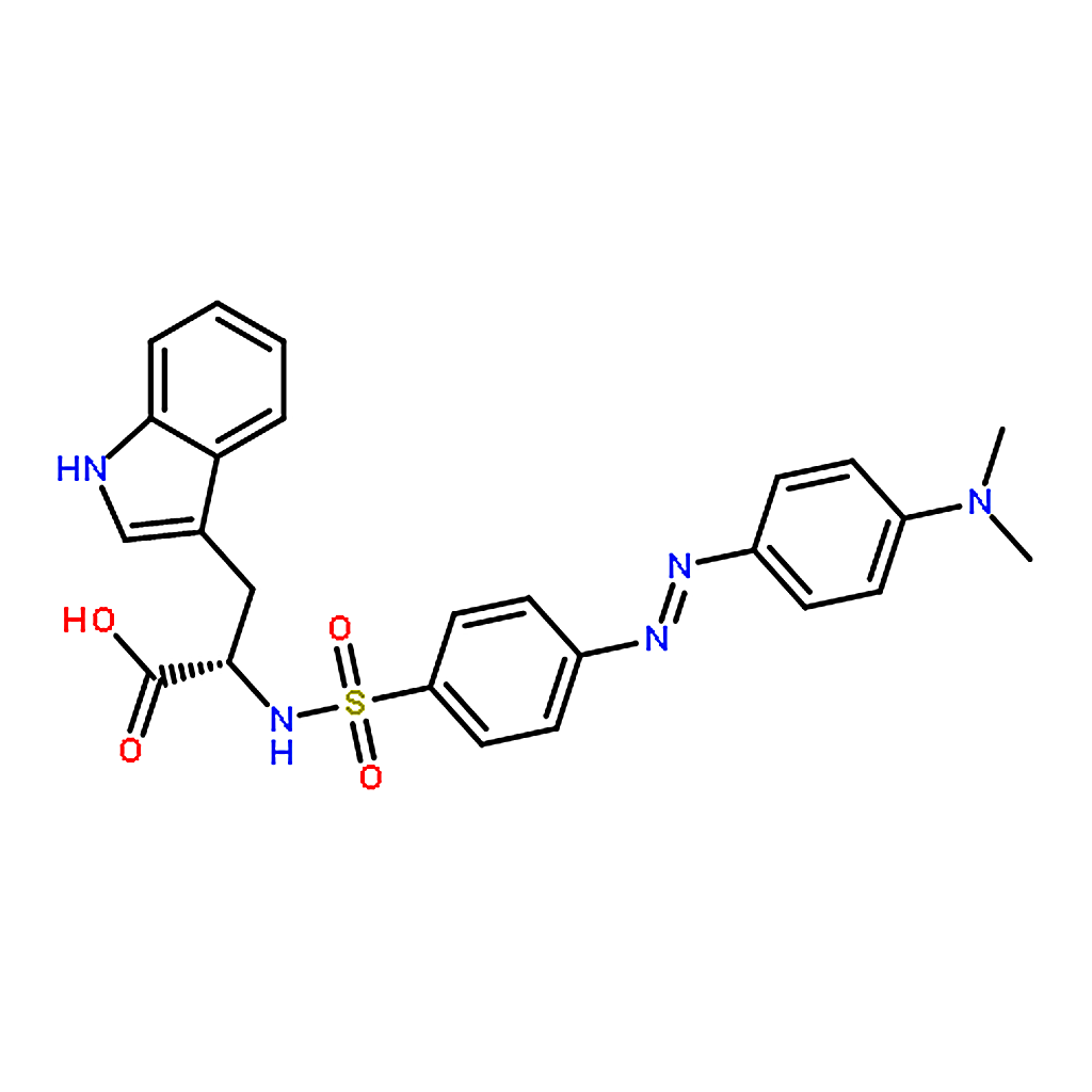 RHAWN Dabsyl-<small>L</small>-tryptophan