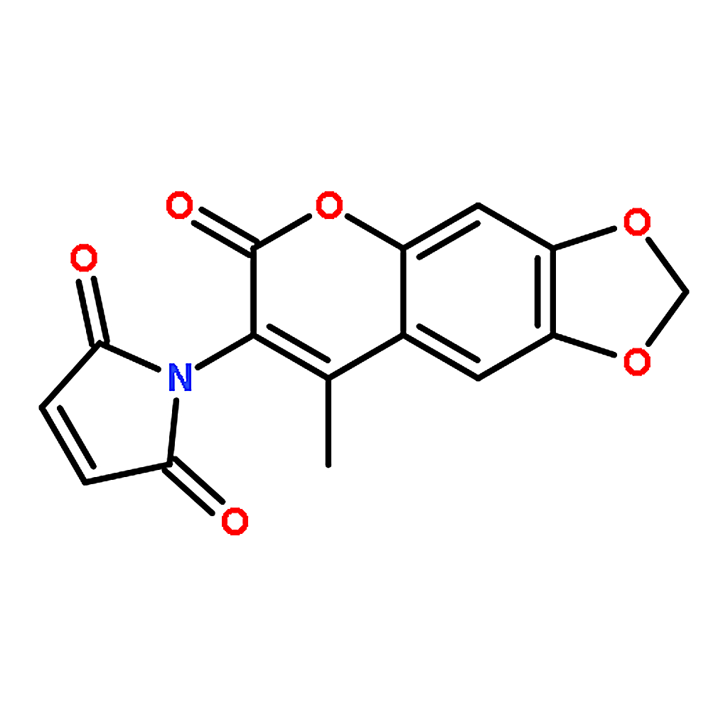 RHAWN 6,7-Methylenedioxy-4-methyl-3-maleimidocoumarin [for HPLC Labeling]