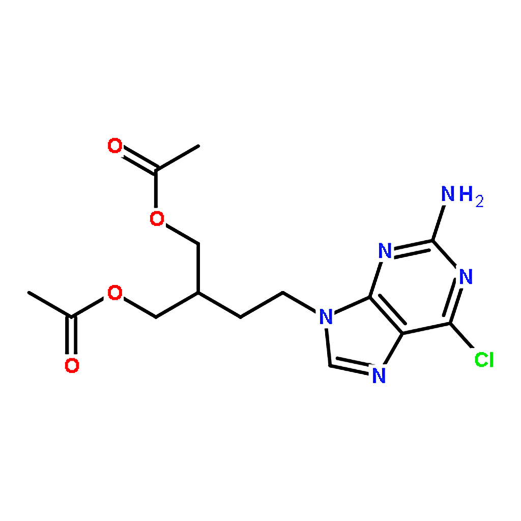 RHAWN 2-(2-(2-Amino-6-chloro-9H-purin-9-yl)ethyl)propane-1,3-diyl diacetate
